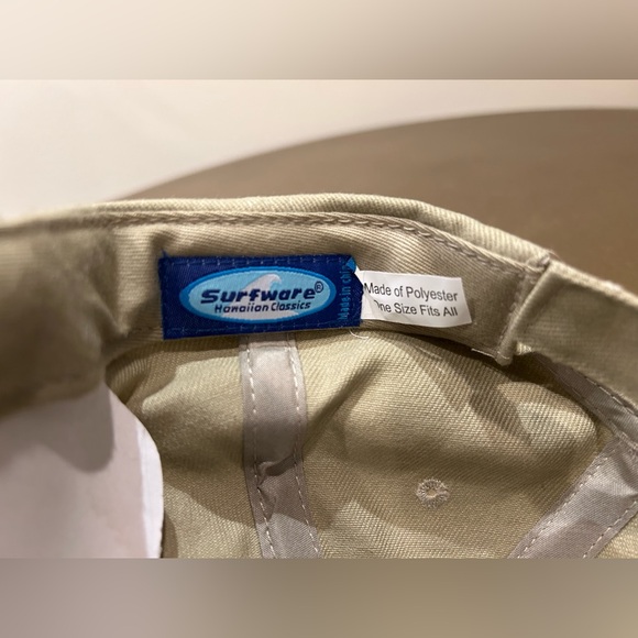 Surfware Hawaiian Classics adjustable snapback Khaki Hawaii cap hat, Brand New - Picture 6 of 6